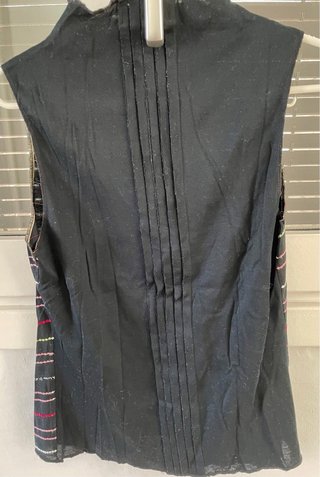 Top/Chaleco Custo rayas multicolor