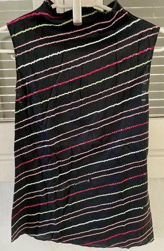Top/Chaleco Custo rayas multicolor