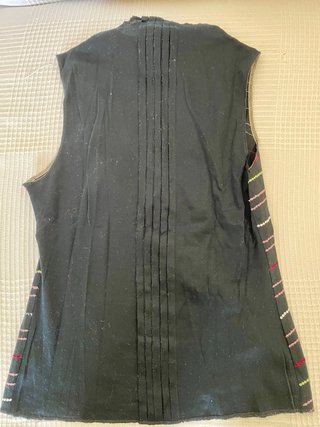 Top/Chaleco Custo rayas multicolor