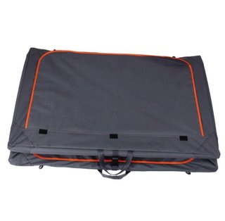 Caseta plegable L perro/gato gris/naranja