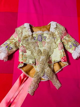 Traje de Fallera color champagne para Niña 4 Años
