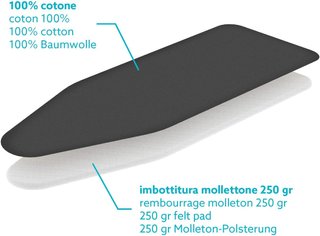 Colombo funda plancha algodón muletón clip