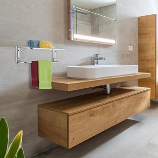 Relaxdays toallero baño acero cromado práctico