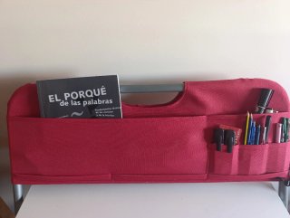 Escritorio de estudio plegable con organizador