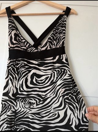 Vestito estivo fantasia zebrata