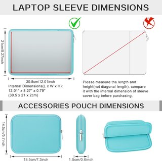 Funda portátil protección con bolsillo accesorios