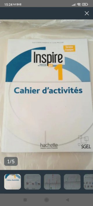 Inspire 1 méthode de français. A1 y actividades
