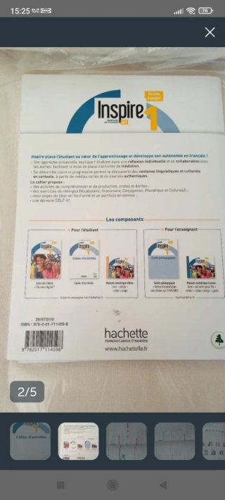 Inspire 1 méthode de français. A1 y actividades