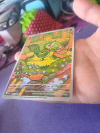 Carta Pokémon Snivy Básico 087/086