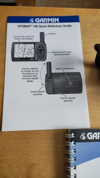 GPS Garmin GPSMAP 196 Aeronáutico