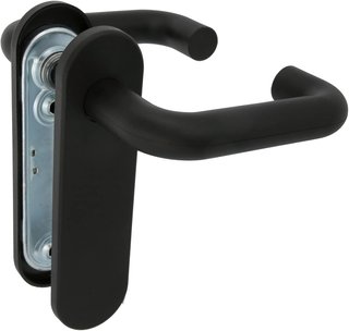 Manilla para puerta con herraje acero
