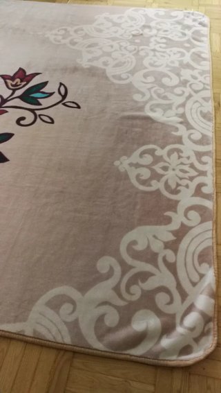 Manta de forro polar con estampado floral Manterol