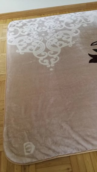 Manta de forro polar con estampado floral Manterol