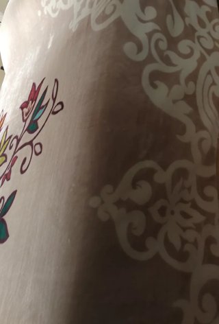 Manta de forro polar con estampado floral Manterol
