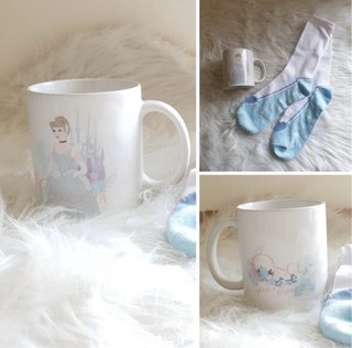 Disney Cenerentola set regalo con tazza e calze