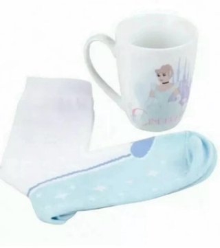 Disney Cenerentola set regalo con tazza e calze