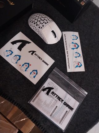 Ratón Attack Shark R5 Ultra Inalámbrico Blanco