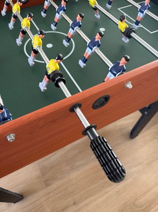 Futbolín de madera 3 en 1