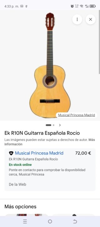 Guitarra Clásica Rocío