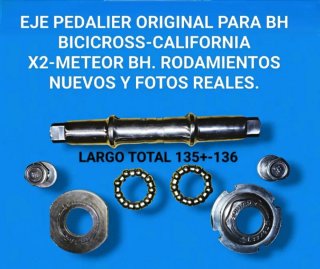 BH Bicicross-California X2-Meteor eje completo ped