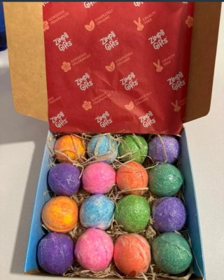 Caja de bombas de baño Natural Bath Bombs