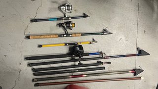 Set canne da pesca e mulinelli