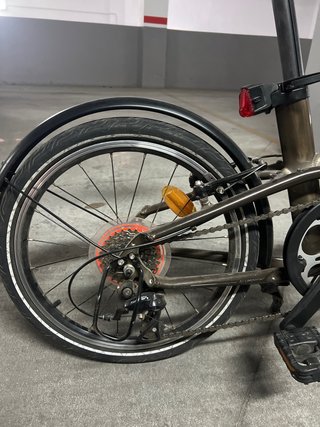 Bicicleta Plegable Urbana Marrón