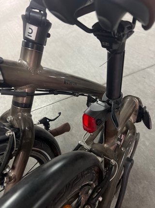 Bicicleta Plegable Urbana Marrón