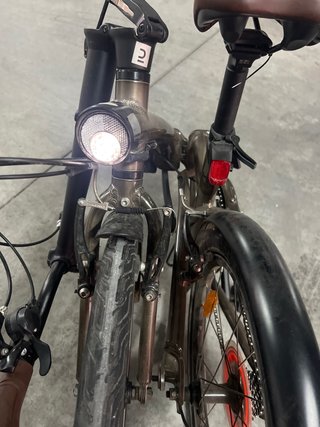 Bicicleta Plegable Urbana Marrón