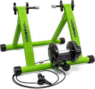 Rodillo Entrenamiento Bicicleta Relaxdays Verde