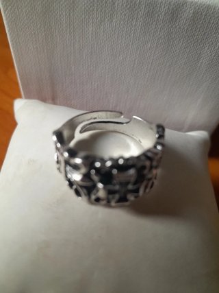Anello uomo con croce