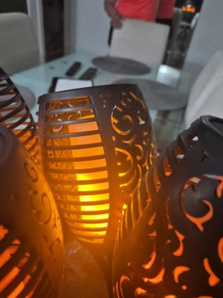 Lámparas Solares Jardín Set 3