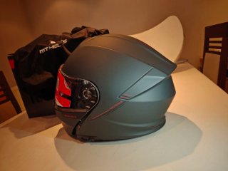 Casco MT Genesis Modular XL Verde Mate
