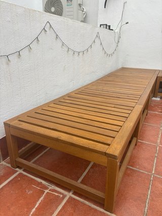 Módulo sofá exterior madera - NÄMMARÖ