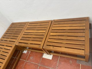 Módulo sofá exterior madera - NÄMMARÖ