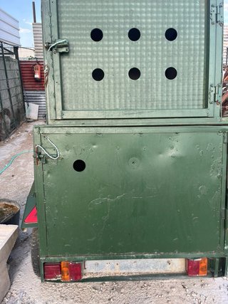 Carrito para perros verde