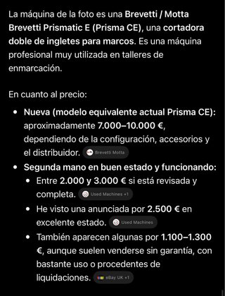 Ingletadora profesional para marcos