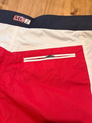 Mc2 Saint Barth Costume da bagno rosso/bianco 36/L