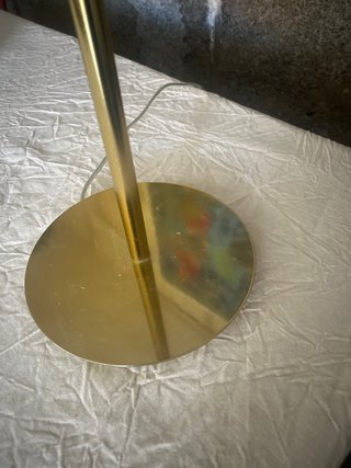 Lámpara Zara Home esférica dorada