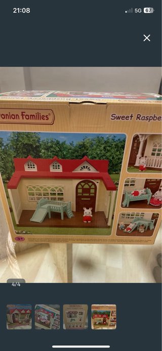 Casa Sylvanian Families Sweet Raspberry Home