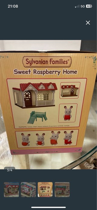 Casa Sylvanian Families Sweet Raspberry Home