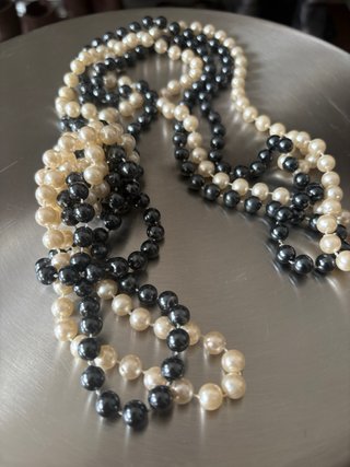 Collar doble de perlas