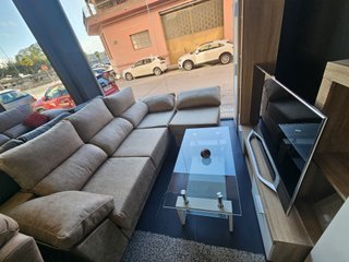 Sofá Chaiselongue 250cm Reversible Gris