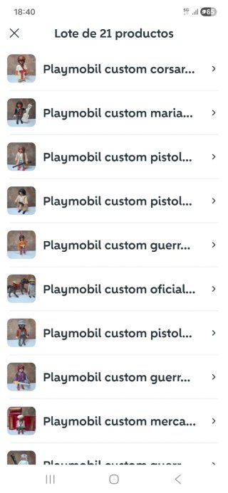 Playmobil lote reservado