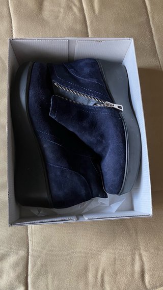 Botines de mujer azul
