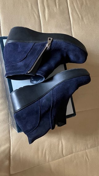 Botines de mujer azul