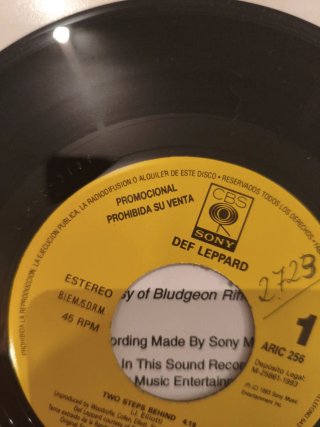 DEF LEPPARD 7 SINGLE LAST ACTION HERO VINILO PROMO