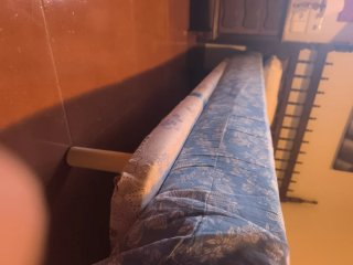 Cama Matrimonio Madera y Mesita Noche