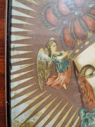 Oleografia Madonna delle Grazie con Cornice