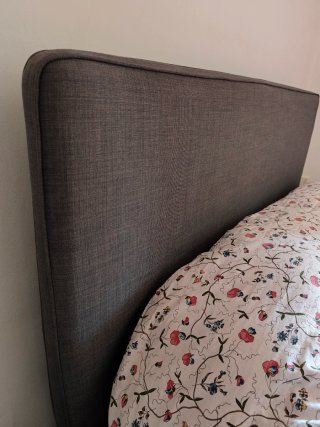 Urge  Base tapizada y cabezal cama 160x200 Ikea
